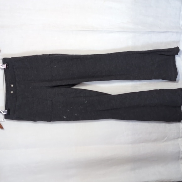 American Eagle Soft Black Flare Sweatpants Size Extra Small **Paint Stains** - Picture 1 of 8
